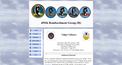 Desktop Screenshot of 455th.org
