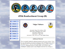 Tablet Screenshot of 455th.org